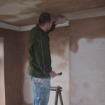 Adding coving to skimmed wall